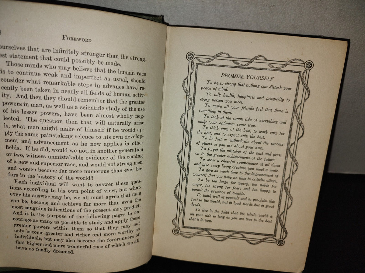 153- Your Forces And How To Use Them. Christian D. Larson. The Progress Company, Chicago 1st Ed 1910