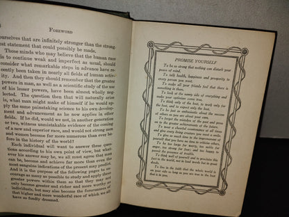 153- Your Forces And How To Use Them. Christian D. Larson. The Progress Company, Chicago 1st Ed 1910