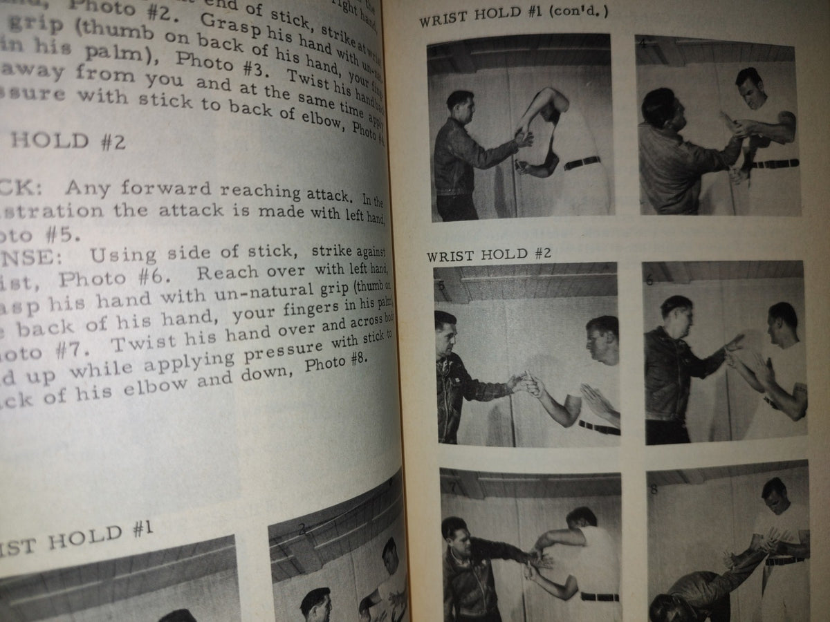 197- Stick Fighting For Self-Defense: Yawara, Aikido, Cane, Police Club, Quarter-Staff By Bruce Tegner - First Edition, January 1966