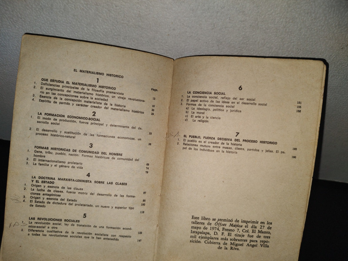 96- Antología Del Materialismo Histórico - Biblioteca Marx-Engels - 1A. Ed. 1974