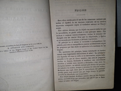 59- Método Para Aprender A Leer, Escribir Y Hablar En Francés - Teodoro Simonne - 1873