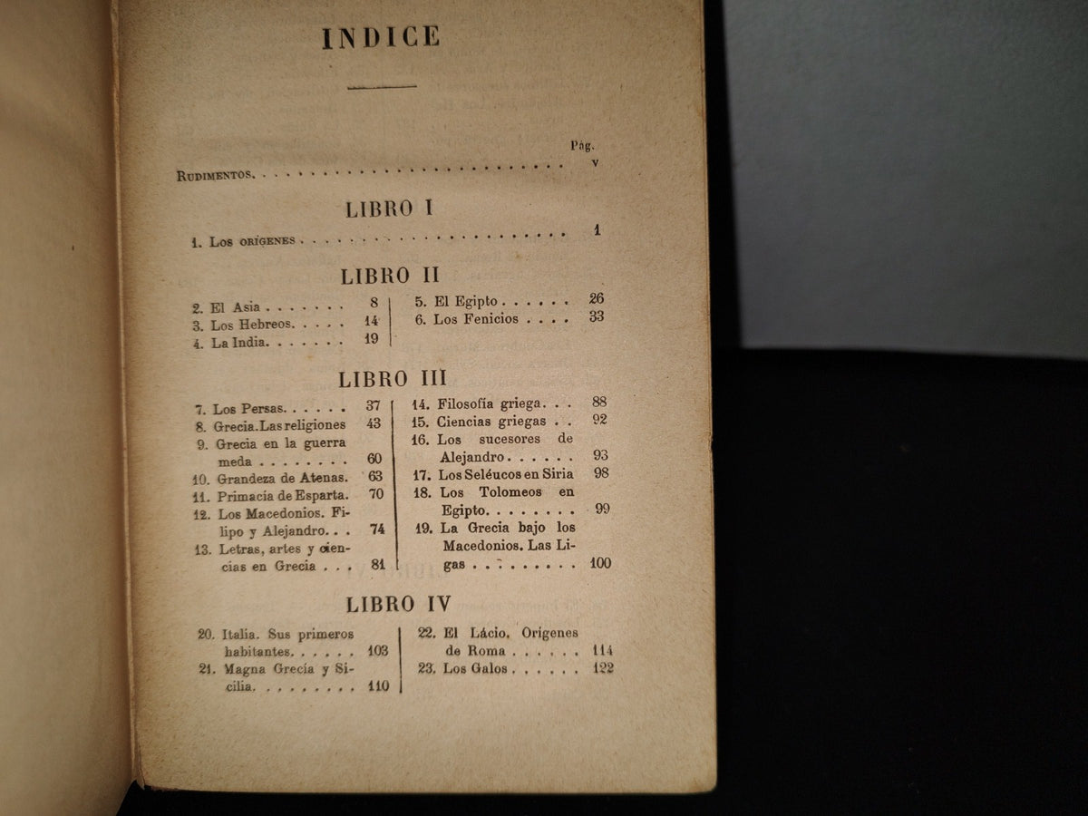63- Compendio De La Historia Universal - César Cantú - 1888