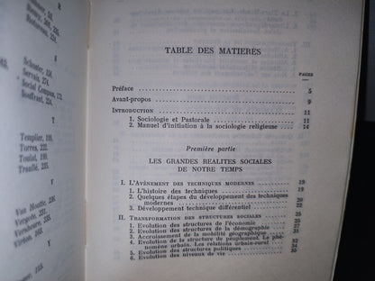 212- Manuel D'Initiation À La Sociologie - Religieuse - Joseph Laloux - 1967