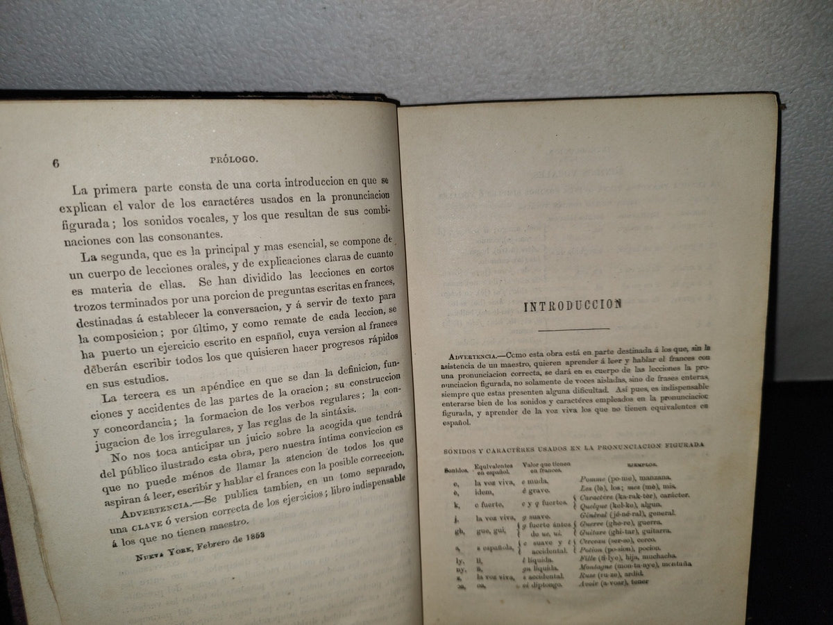 59- Método Para Aprender A Leer, Escribir Y Hablar En Francés - Teodoro Simonne - 1873