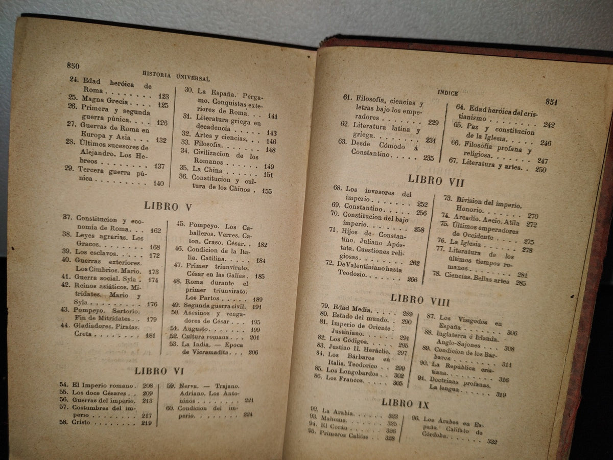 63- Compendio De La Historia Universal - César Cantú - 1888