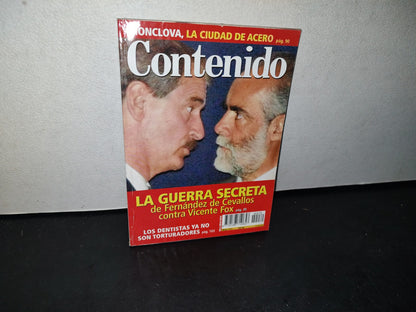 166- Revista Contenido. La Guerra Secreta De Fernández De Cevallos Contra Vicente Fox - Mayo 2003