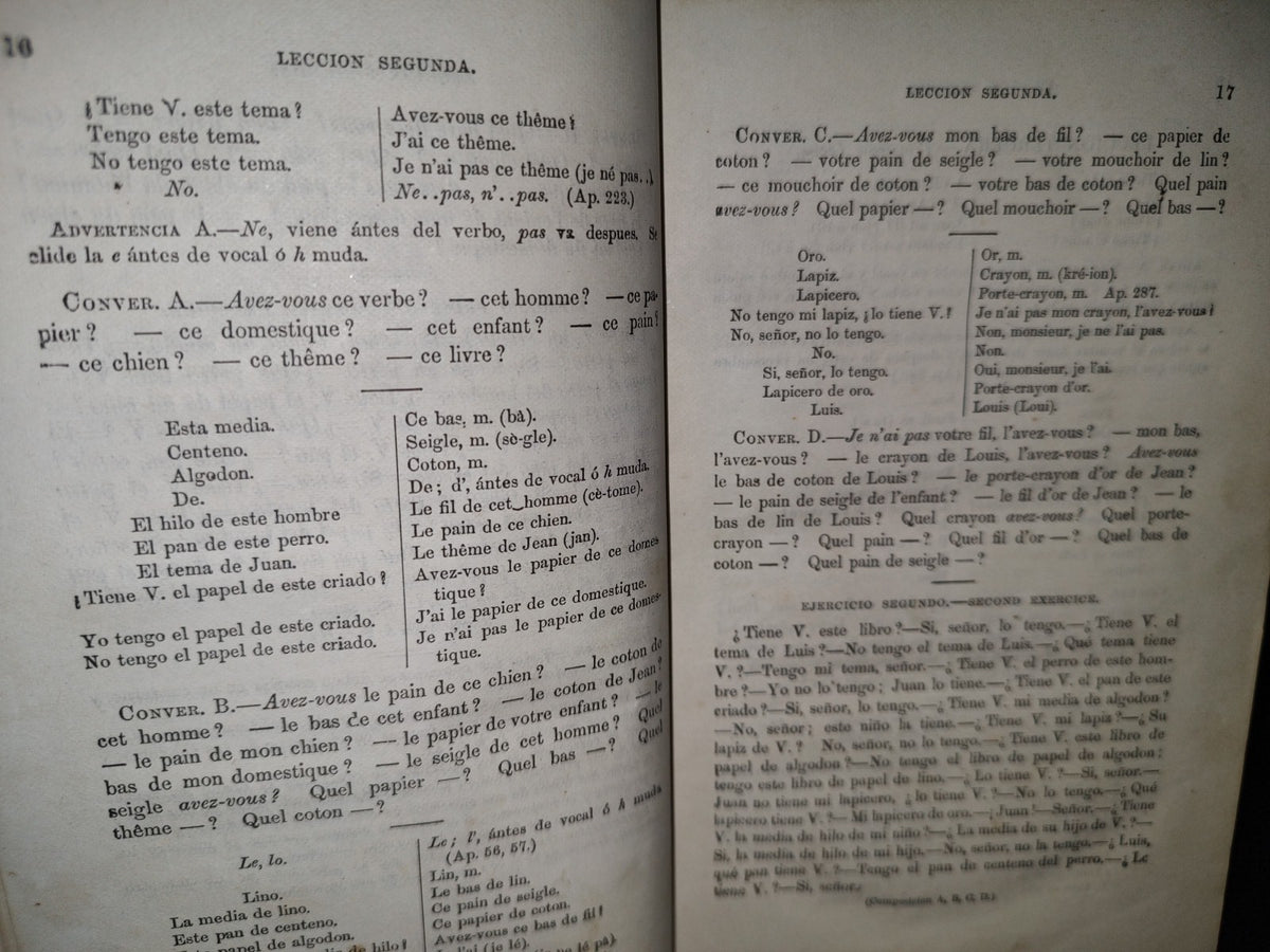 59- Método Para Aprender A Leer, Escribir Y Hablar En Francés - Teodoro Simonne - 1873