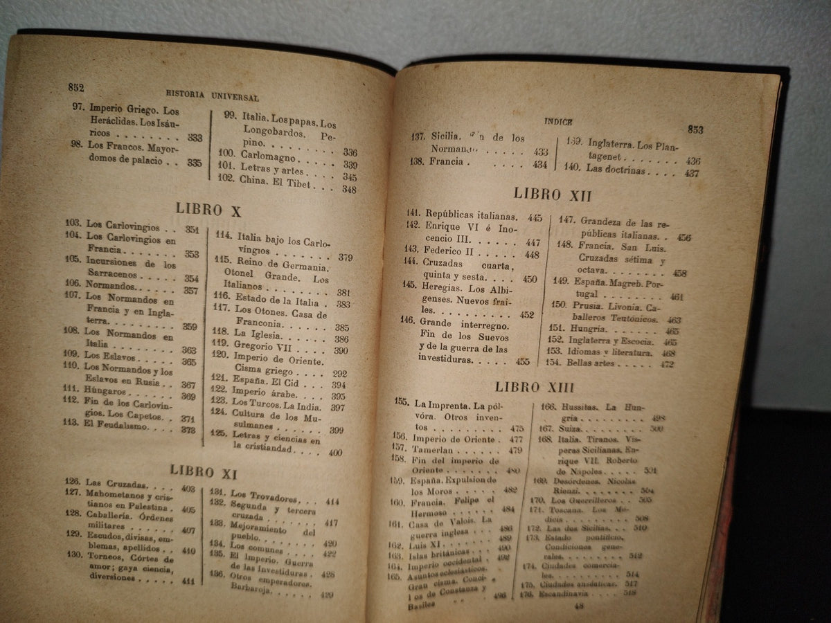 63- Compendio De La Historia Universal - César Cantú - 1888