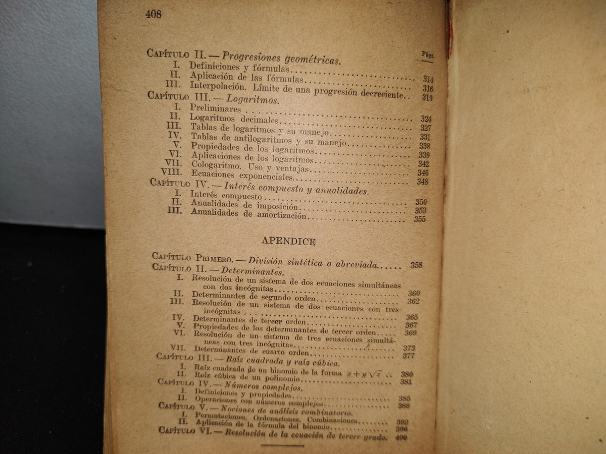58- Curso De Álgebra - A. Anfosi - 1947