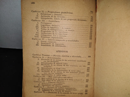 58- Curso De Álgebra - A. Anfosi - 1947