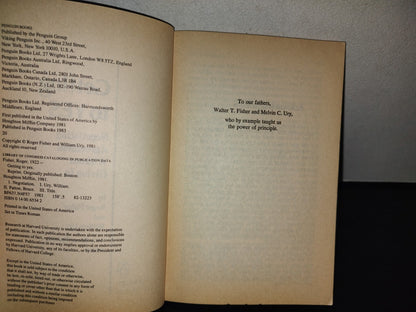 209- Getting To Yes. Negotiating Agreement Without Giving In - Roger Fisher