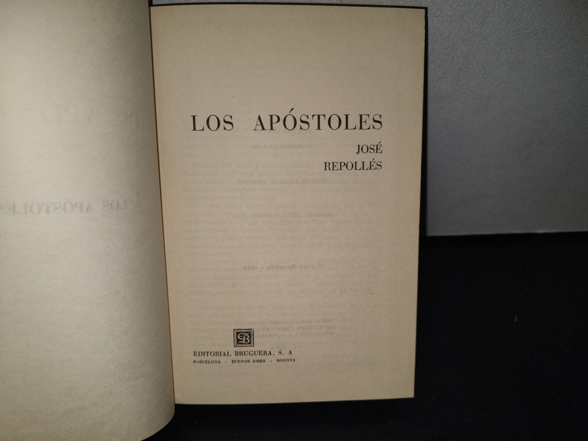 180- Los Apóstoles - José Repollés - Primera Edición - 1962