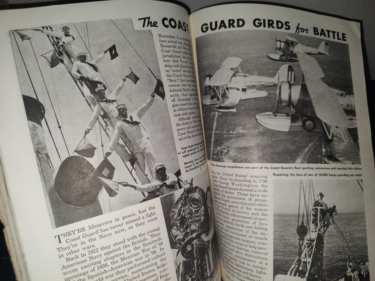 171- Antigua Revista Mecánica Popular / Popular Mechanics. Dogs Of War. Vol. 77, No. 6, June 1942