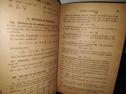 58- Curso De Álgebra - A. Anfosi - 1947