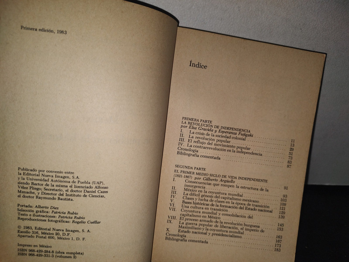 30- México. Un Pueblo En La Historia 2. Enrique Semo, Coordinador - Editorial Nueva Imagen. Universidad Autónoma De Puebla. Primera Edición 1983