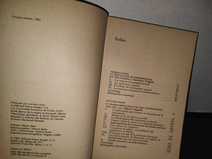 30- México. Un Pueblo En La Historia 2. Enrique Semo, Coordinador - Editorial Nueva Imagen. Universidad Autónoma De Puebla. Primera Edición 1983