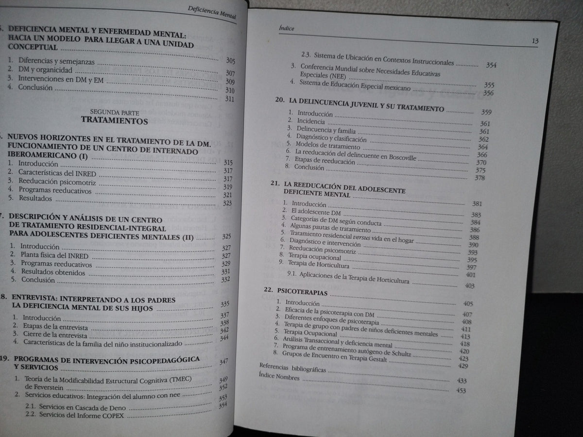 100- Deficiencia Mental. Aspectos Teóricos Y Tratamientos - Celedonio Castanedo - 1999
