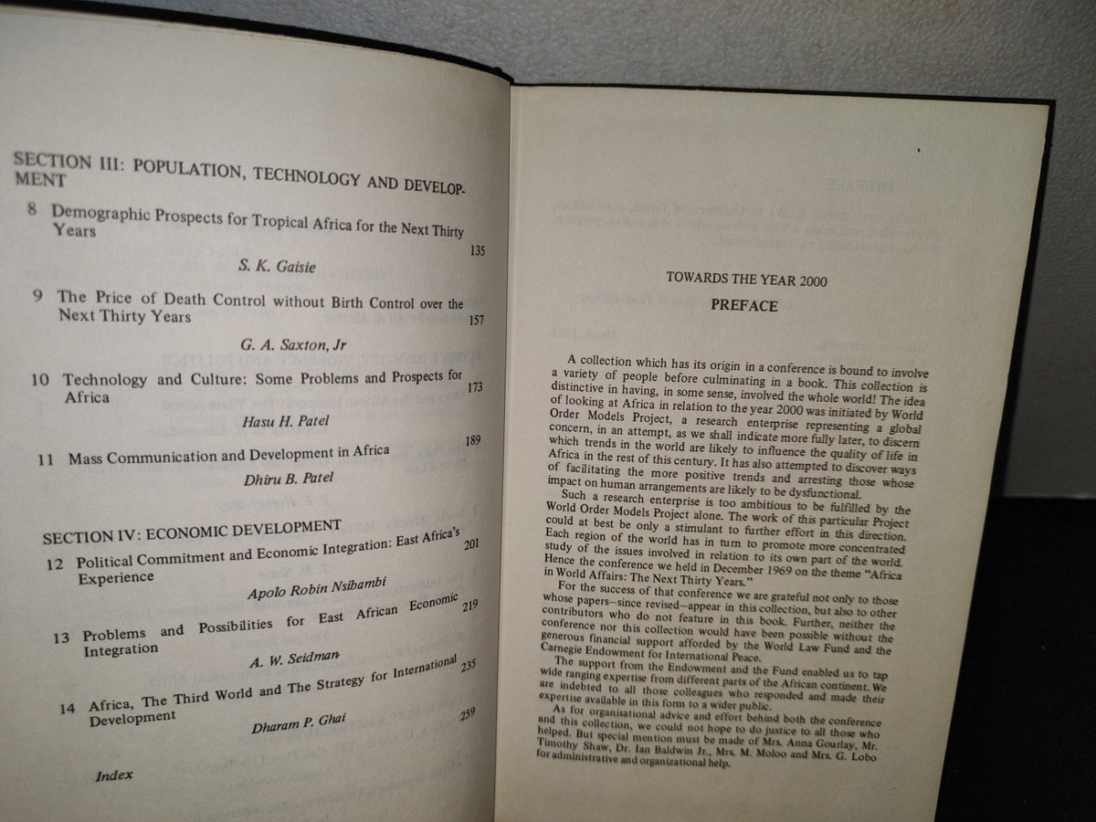 174- Africa: The Next Thirty Years - Edited By Ali A. Mazrui And Hasu H. Patel - 1974