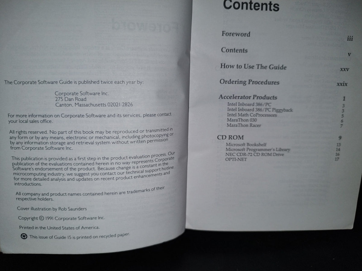 54- The Corporate Software Guide. An Objective Guide To Personal Computer Products For The Informati