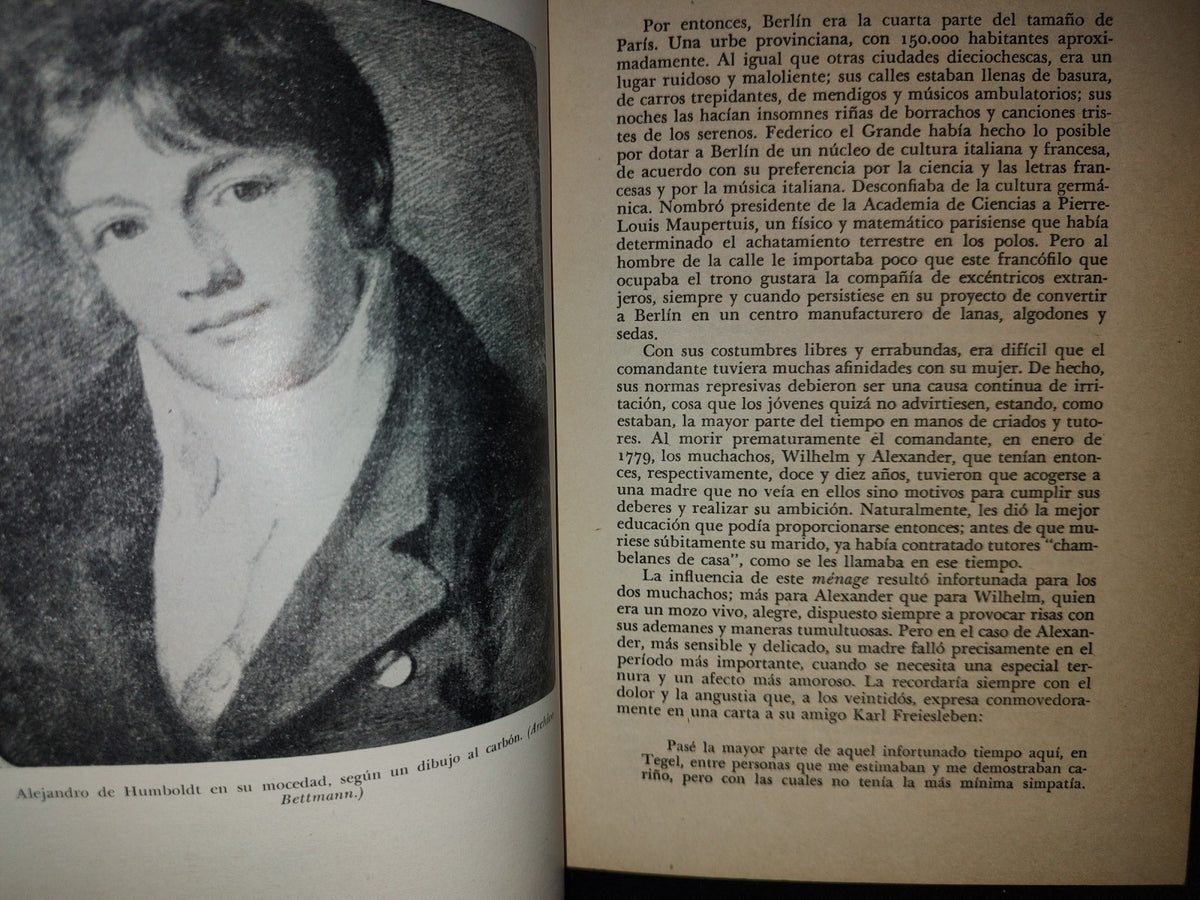 172- Humboldt. Su Vida Y Su Época. 1789-859 - Helmut De Terra. Biografías Grandesa. México 1956