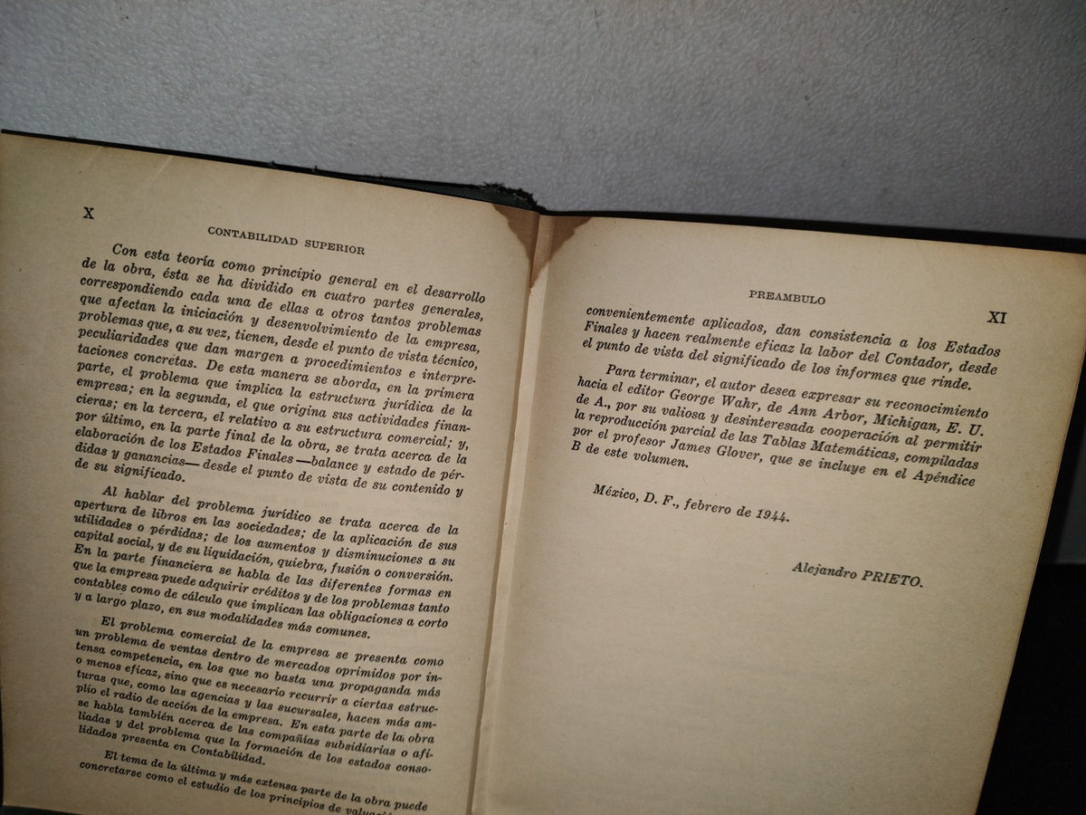 179- Contabilidad Superior - Alejandro Prieto - 1944