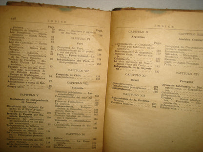 167- Historia De América. Para El 5To. Año De Primaria - Macedonio Navas - 1949