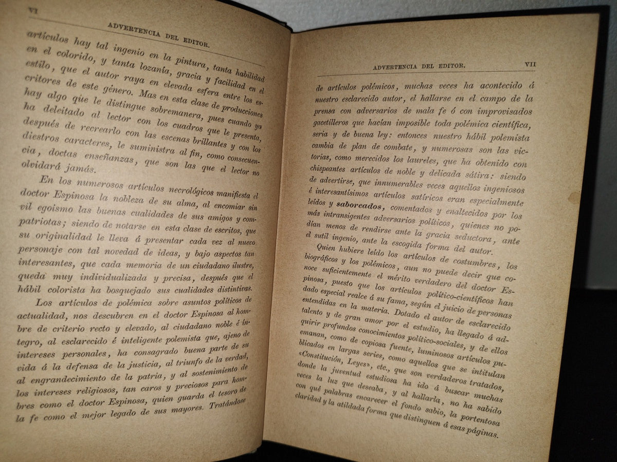 63- Artículos De Costumbres - José Modesto Espinosa - Tipografía Pontificia De B. Herder -1899