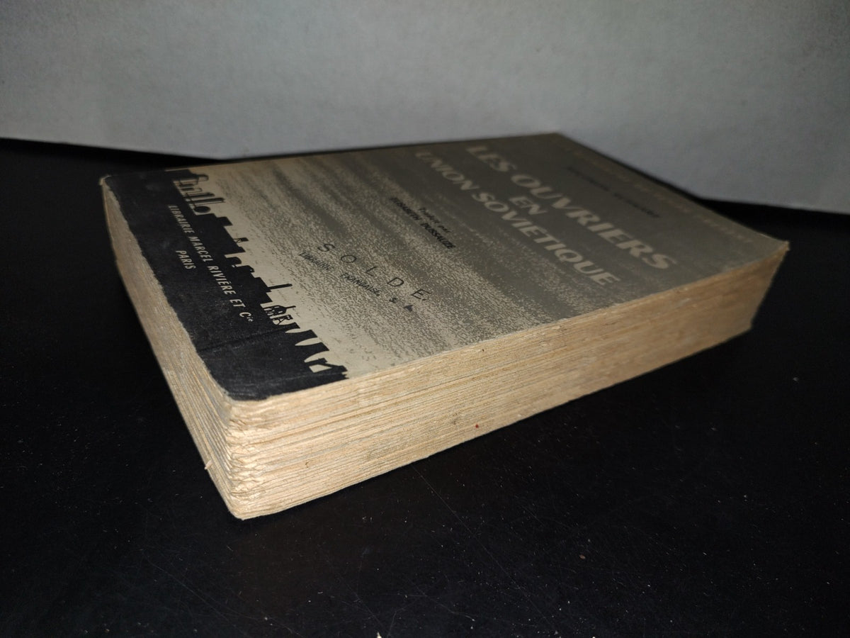 188- Les Ouvriers En Union Soviétique - Solomon Schwarz - Libraire Marcel Rivière Et Cie. 1956