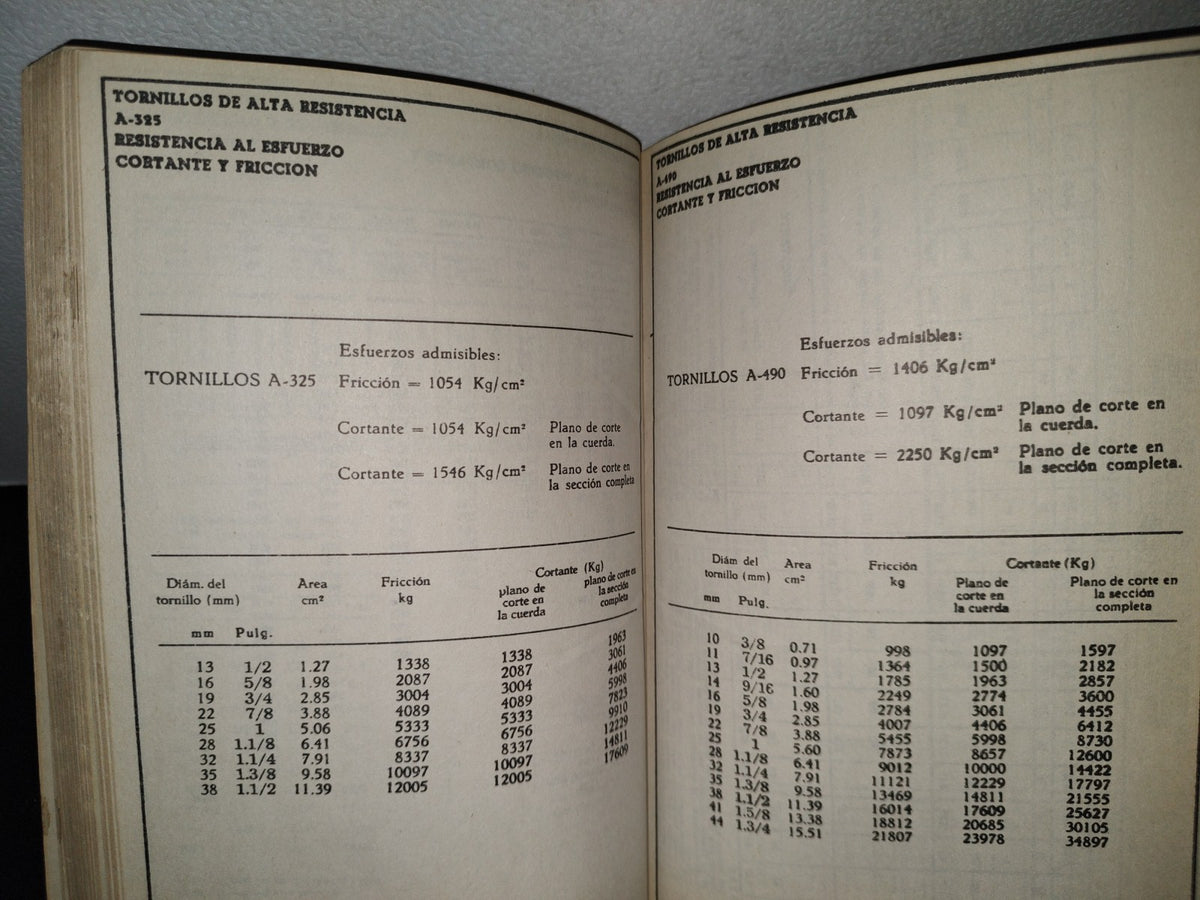 58- Manual Ahmsa. Construcción De Acero. - Altos Hornos De México, S. A. - 1975