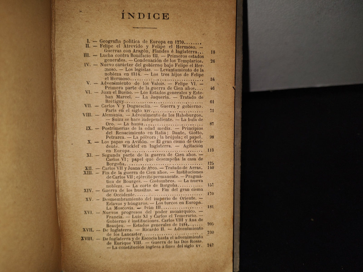65- Historia De La Edad Media Y Principio De La Moderna - Abate Drioux - 1922