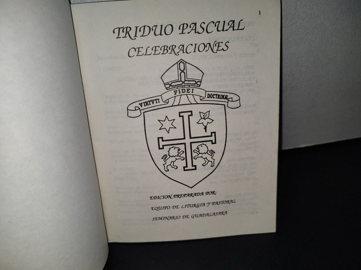 87-2- Triduo Pascual. Celebraciones. Seminaro Diocesano De Guadalajara - 1990
