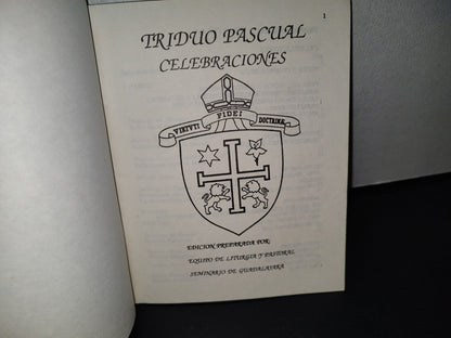 87-2- Triduo Pascual. Celebraciones. Seminaro Diocesano De Guadalajara - 1990