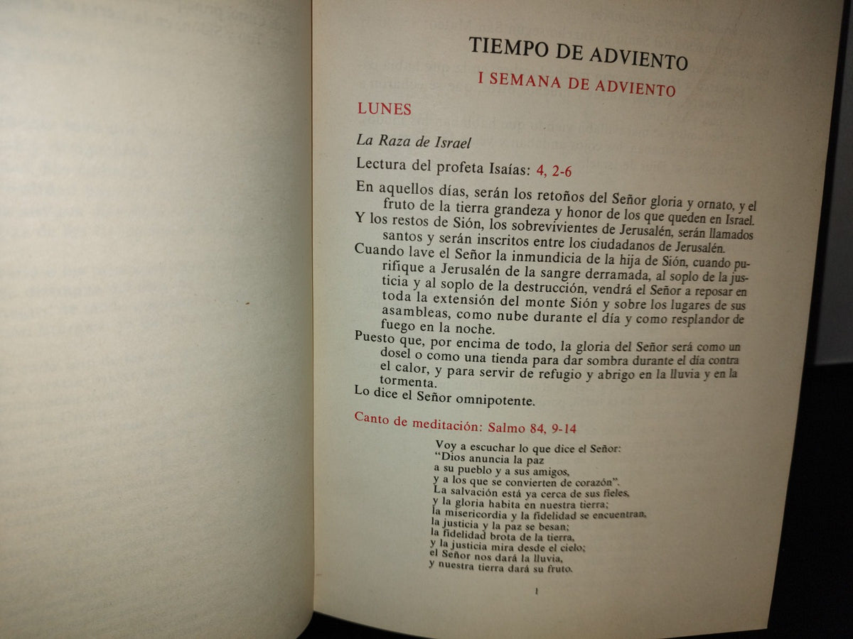 77- Leccionario Para Los Días Entre Semana. Edición Oficial. Texto Experimental Aprobado Por La Comisión Episcopal De Liturgia, Música Y Arte Sacro De México - Editorial El, S. A. De C. V.. Obra Nacional De La Buena Prensa - A. C. - Primera Edición 1968