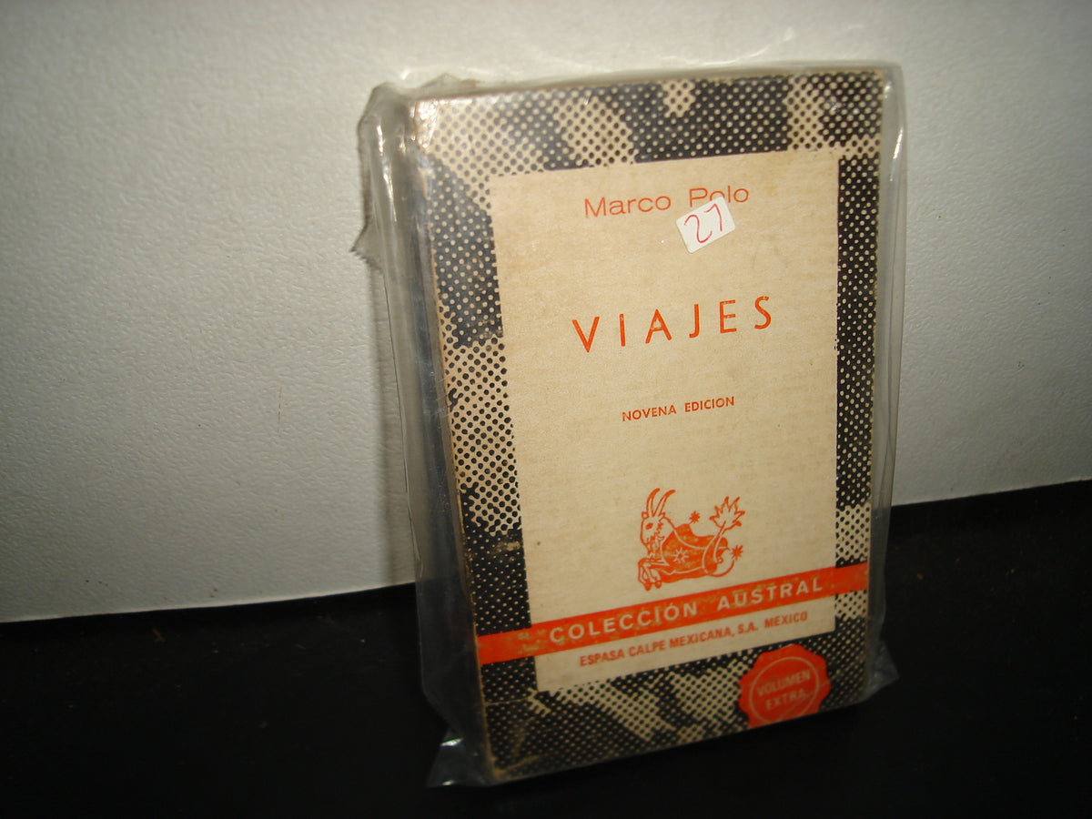 21- Viajes - Marco Polo - Colección Austral. Espasa-Calpe Mexicana