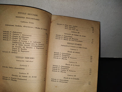 192- Reglamento General De Infantería. Primera Parte - Ediciones Ateneo S. A. -1980