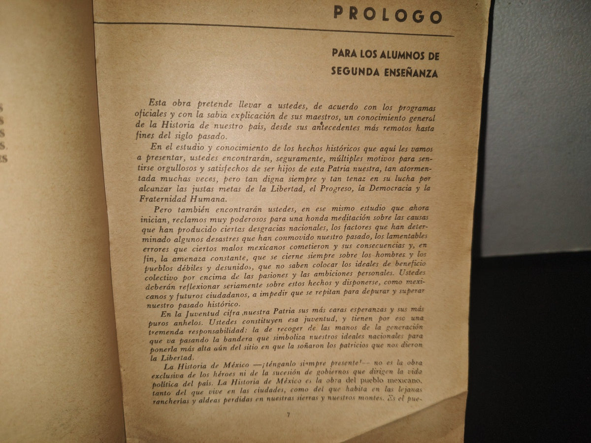 114- Síntesis De Historia De México - 2. Curso Para La 2A. Enseñanza - C. González Blackaller - 1968
