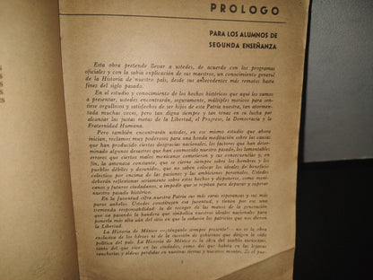 114- Síntesis De Historia De México - 2. Curso Para La 2A. Enseñanza - C. González Blackaller - 1968