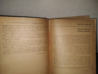 114- Síntesis De Historia De México - 2. Curso Para La 2A. Enseñanza - C. González Blackaller - 1968