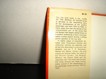 169- Automóviles Antiguos - Passenger Cars 1913-23 - T. R. Nicholson - First American Edition 1972