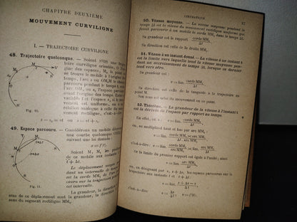 64- Francés. Manual De Mecánica / Manuel De Mécanique - F. G. M. - 1916