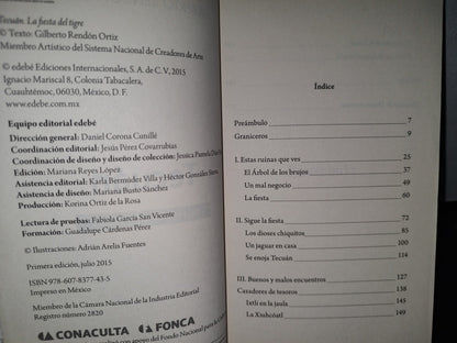 57- Tecuán. La Fiesta Del Tigre - Gilberto Rendón - Edebé, Primera Edición 2015