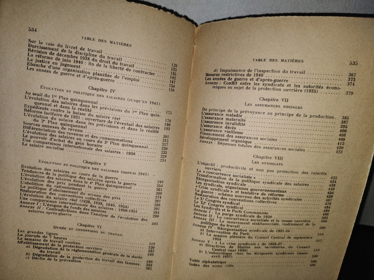 188- Les Ouvriers En Union Soviétique - Solomon Schwarz - Libraire Marcel Rivière Et Cie. 1956