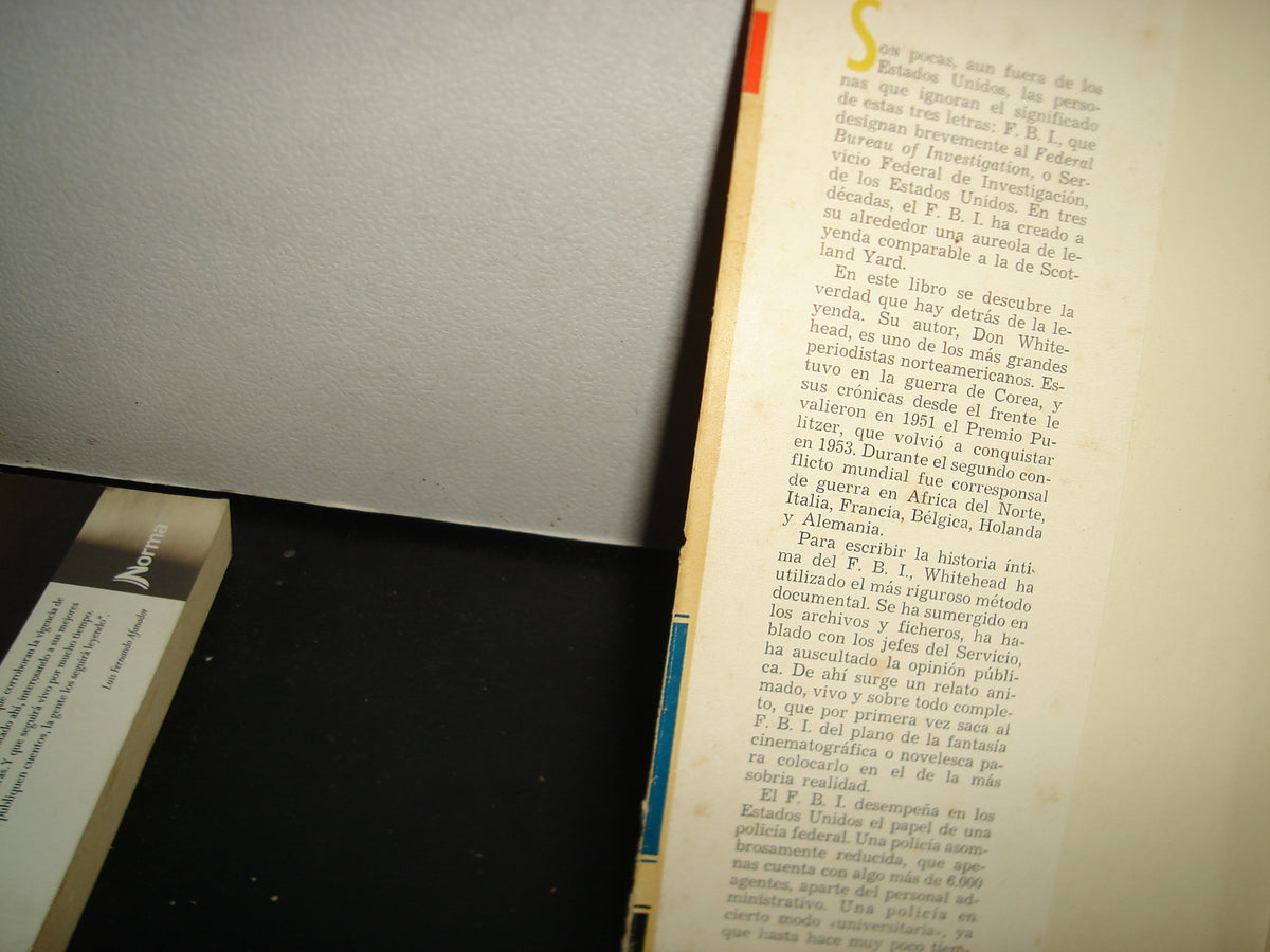 24- Historia Del Fbi - Don Whitehead - Editorial Sopena Argentina, 1960