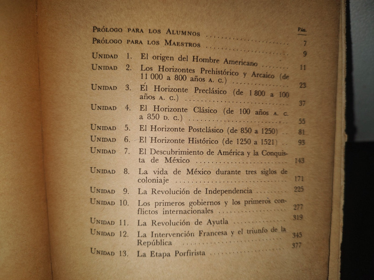 114- Síntesis De Historia De México - 2. Curso Para La 2A. Enseñanza - C. González Blackaller - 1968