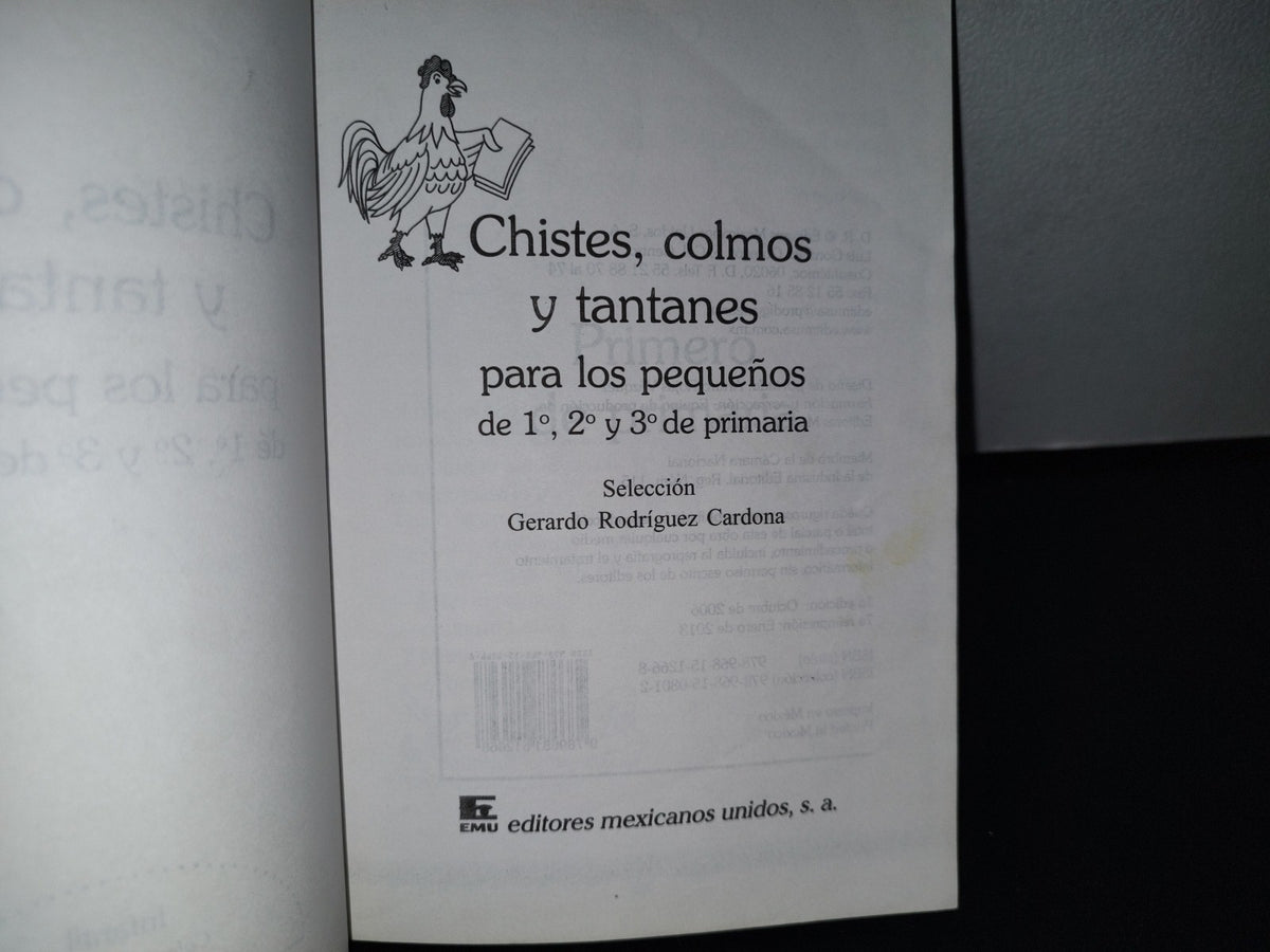 80- Chistes, Colmos Y Tantanes Para Los Pequeños - Gerardo Rodríguez Cardona