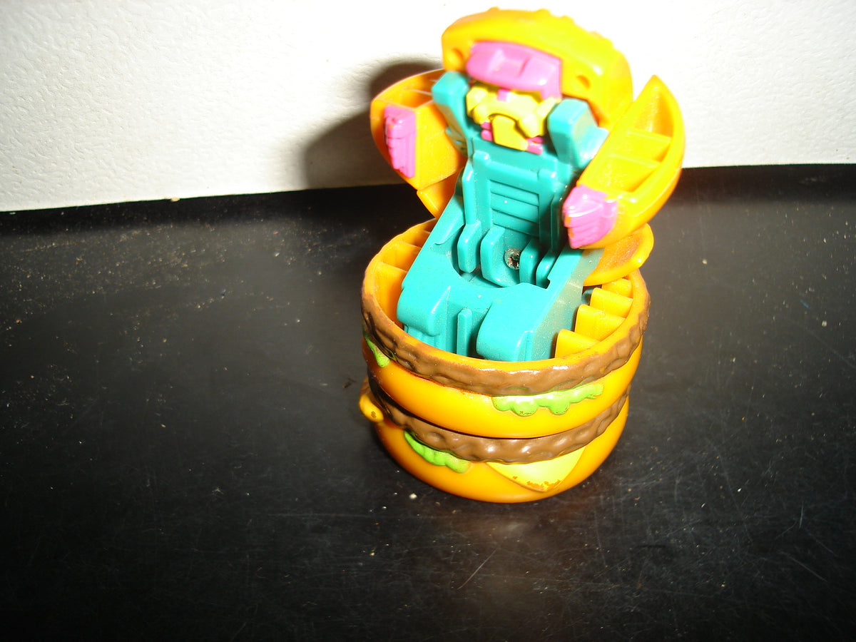 A2- Figura Vintage De Mcdonald'S: Hamburguesa Transformer - 1987