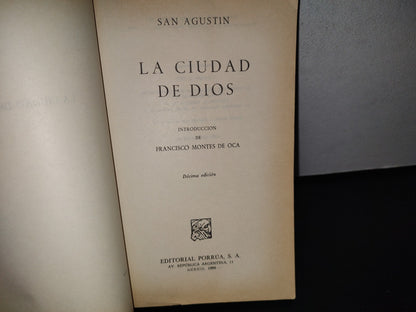 93- La Ciudad De Dios - San Agustín - Porrúa 1990
