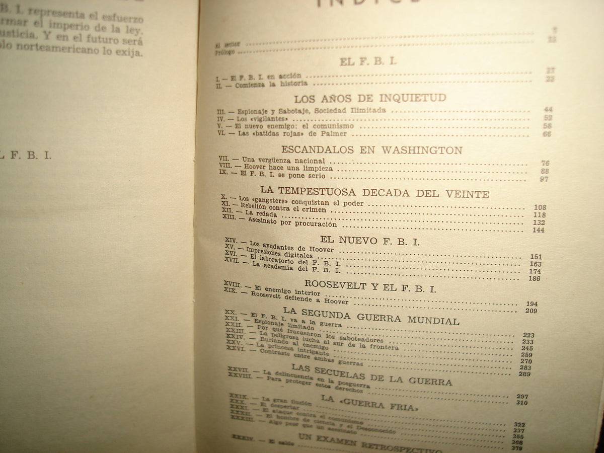 24- Historia Del Fbi - Don Whitehead - Editorial Sopena Argentina, 1960