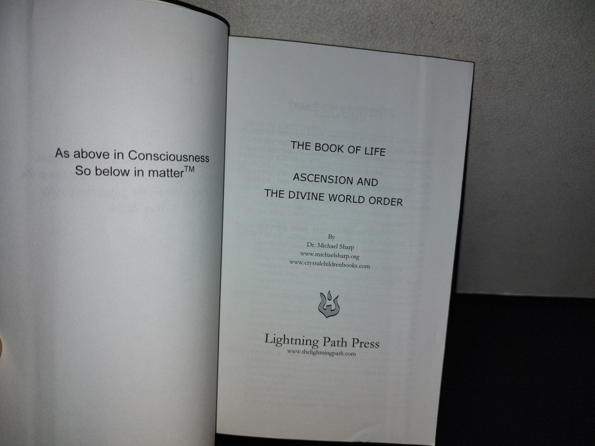153- The Book Of Life. Ascension And The Divine World Order - Dr. Michael Sharp - 2010