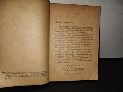 195- Las Congregaciones Marianas - Buena Prensa - 1954